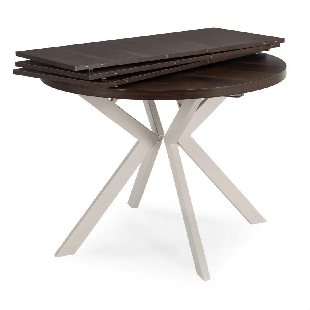 Išskleidžiamas stalas 100–250 cm riešutmedis/kašmyras TE2553 - €364 Save 15% __label:Pristatymas 5-14 d.d., Newelite