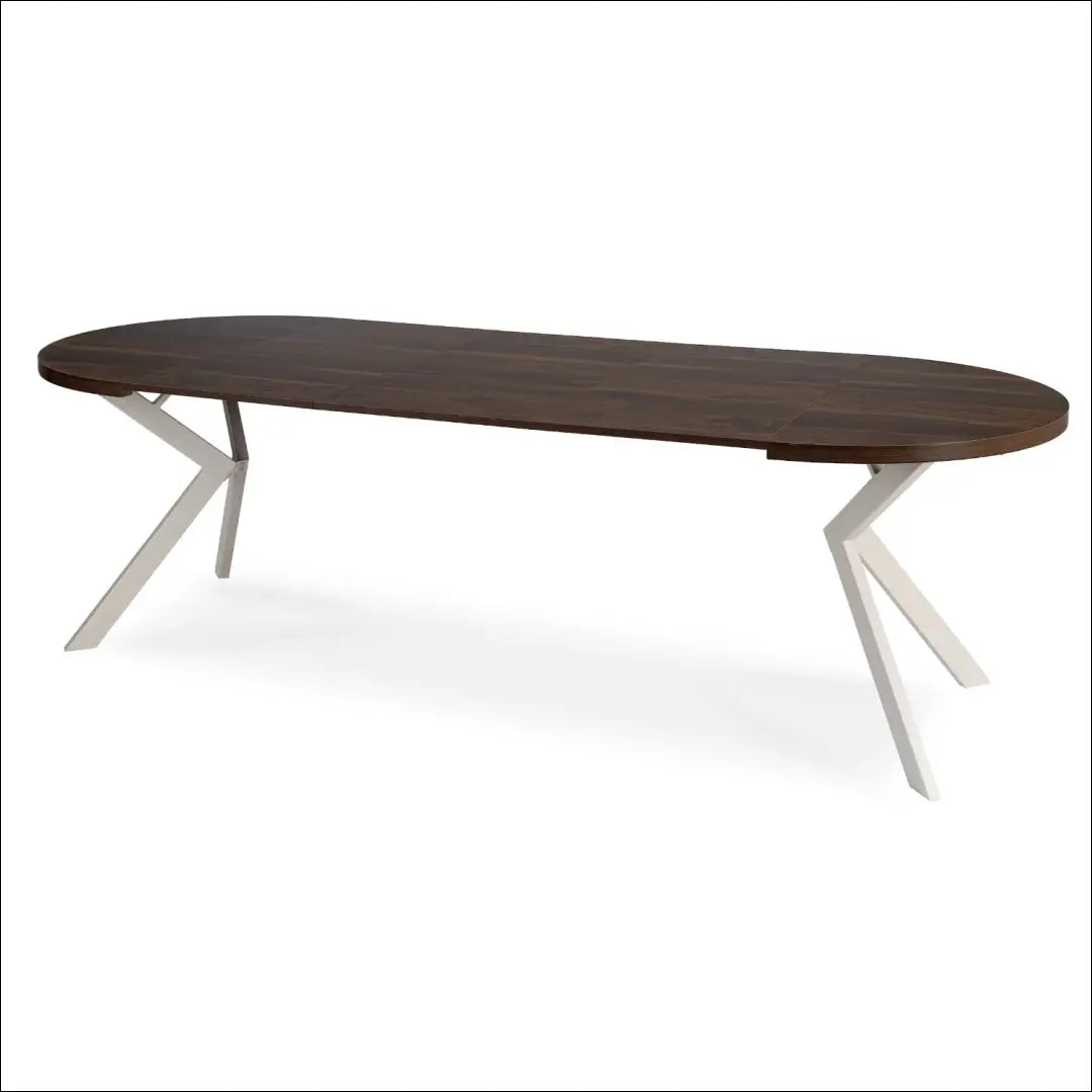 Išskleidžiamas stalas 100–250 cm riešutmedis/kašmyras TE2553 - €364 Save 15% __label:Pristatymas 5-14 d.d., Newelite