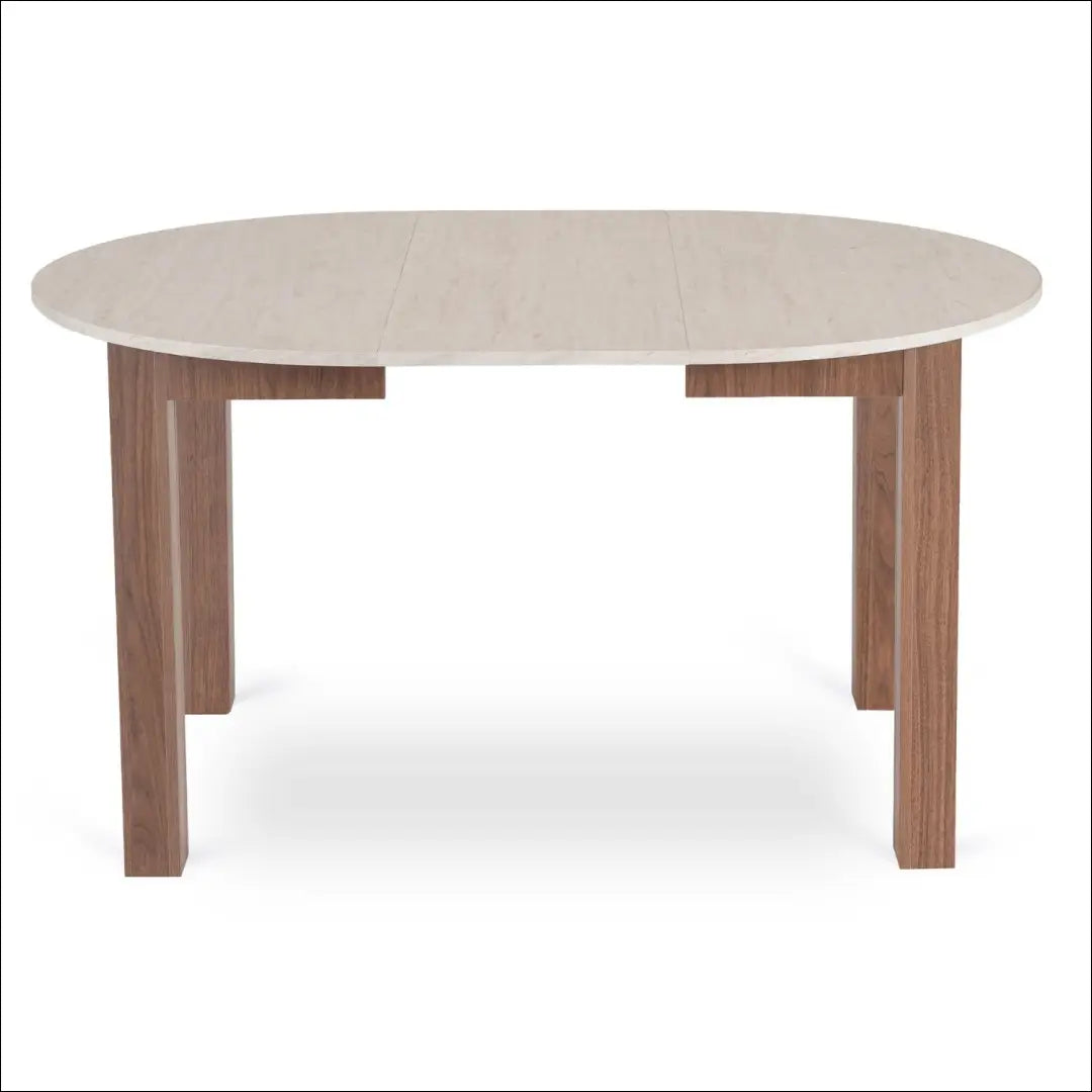 Išskleidžiamas stalas 102–142 cm travertinas/gražus riešutmedis TE2549 - €192 Save 15% __label:Pristatymas 5-14 d.d.,