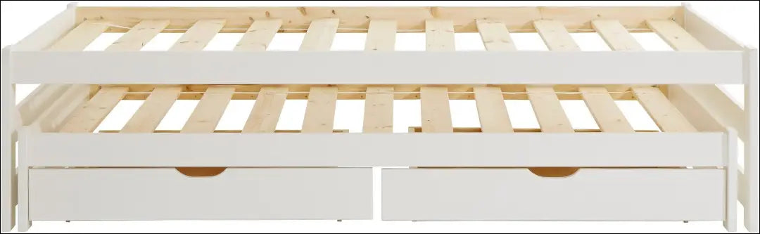 Ištraukiama lova (90x200cm) GI966 - €160 Save 50% 100-200, __label:Pristatymas 1-2 d.d., color-balta, lovos-miegamojo,