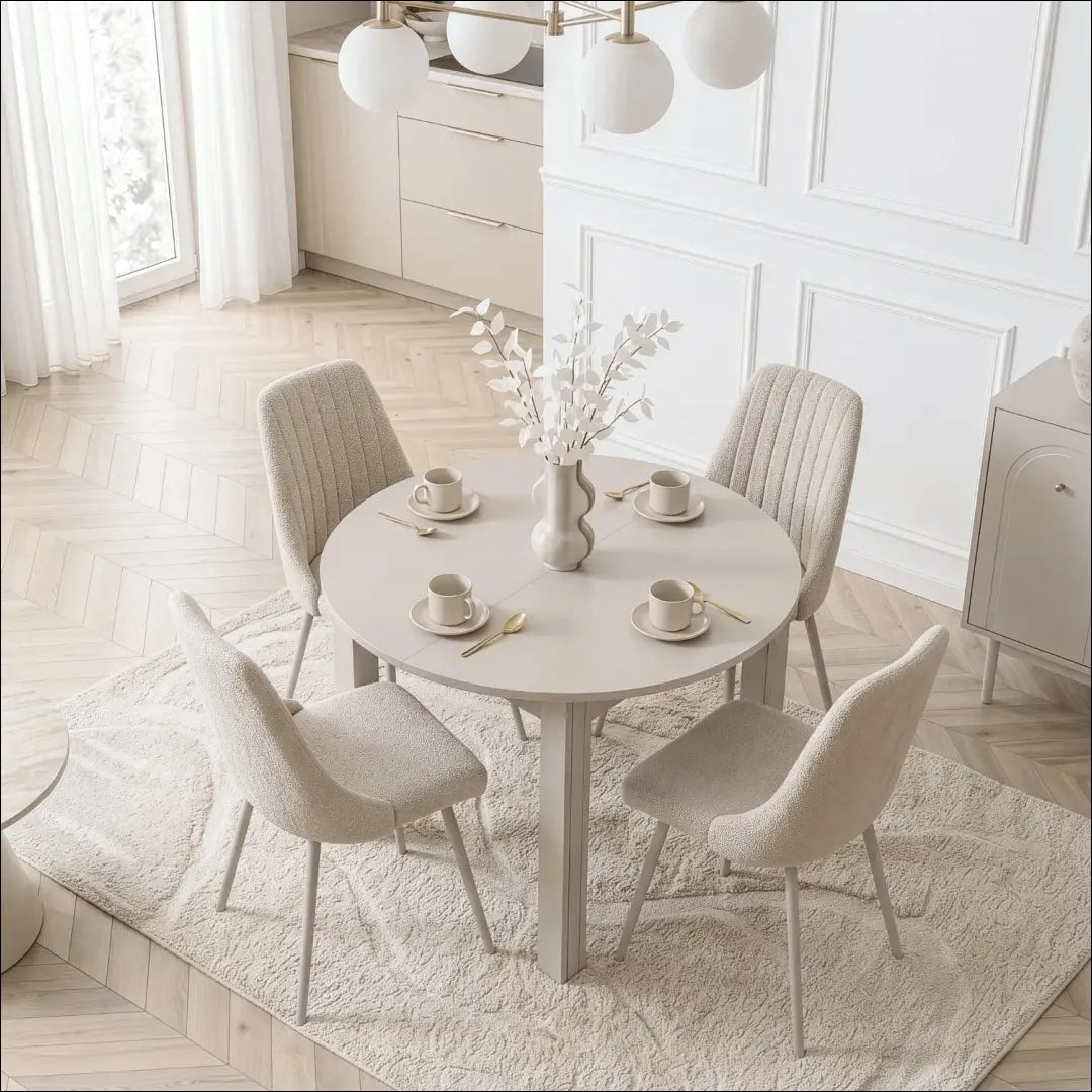 Ištraukiamas stalas 102-142 cm Kašmyro spalvos TE2455 - €178 Save 15% __label:Pristatymas 5-14 d.d., Newelite Naujausi