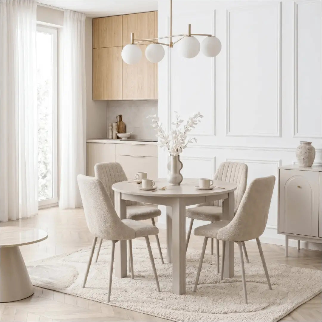 Ištraukiamas stalas 102-142 cm Kašmyro spalvos TE2455 - €178 Save 15% __label:Pristatymas 5-14 d.d., Newelite Naujausi