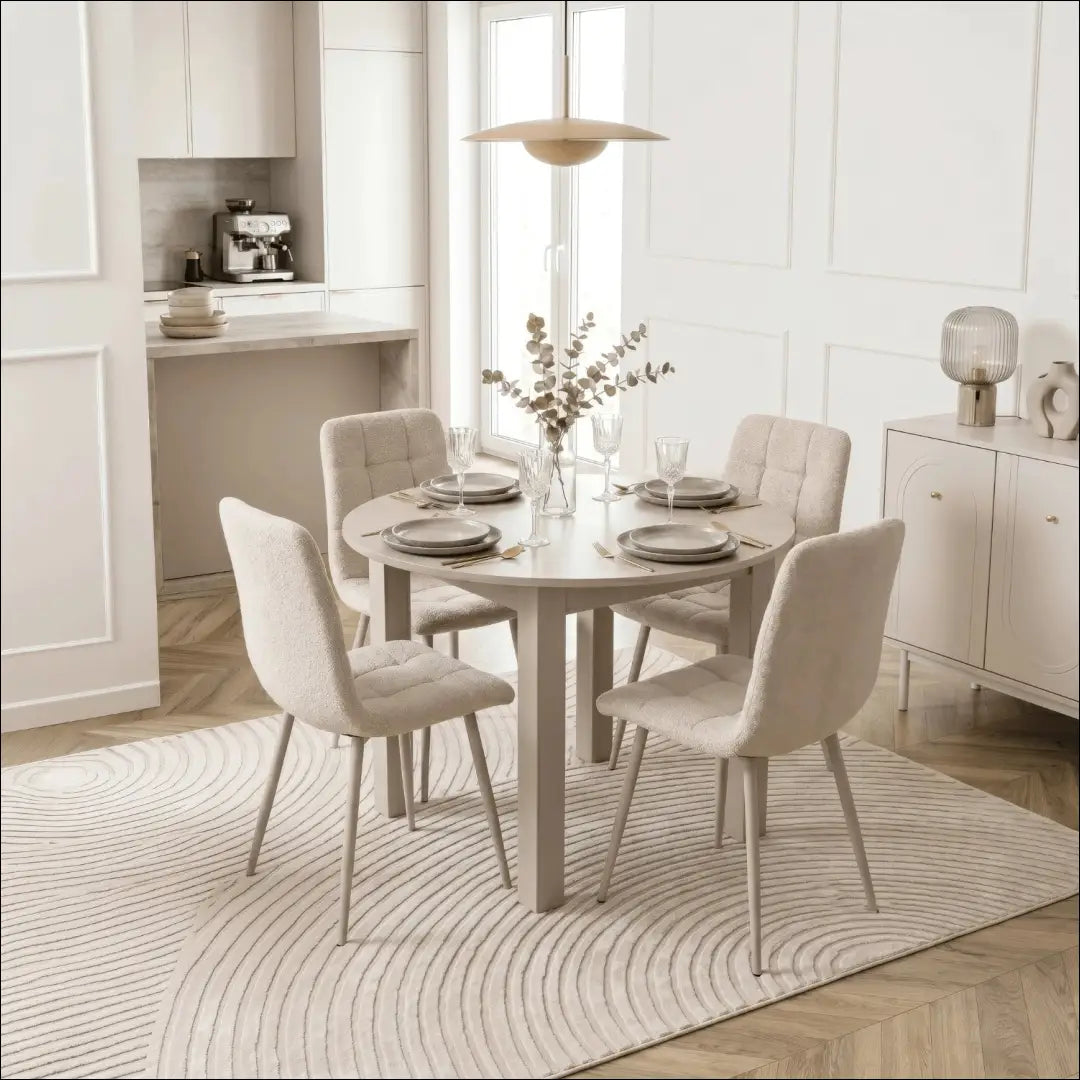 Ištraukiamas stalas 92-132 cm Kašmyro spalvos TE2456 - €178 Save 15% __label:Pristatymas 5-14 d.d., Newelite Naujausi