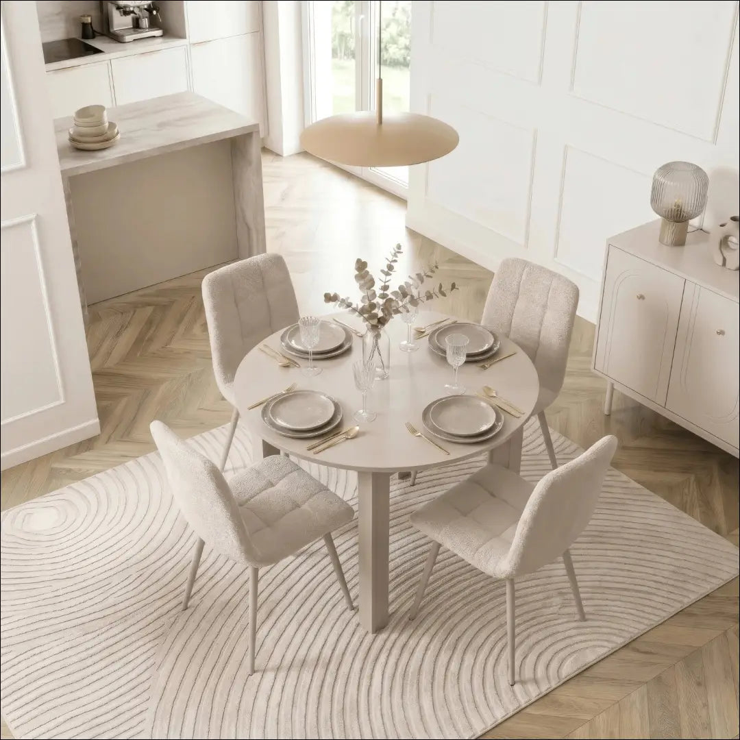 Ištraukiamas stalas 92-132 cm Kašmyro spalvos TE2456 - €178 Save 15% __label:Pristatymas 5-14 d.d., Newelite Naujausi