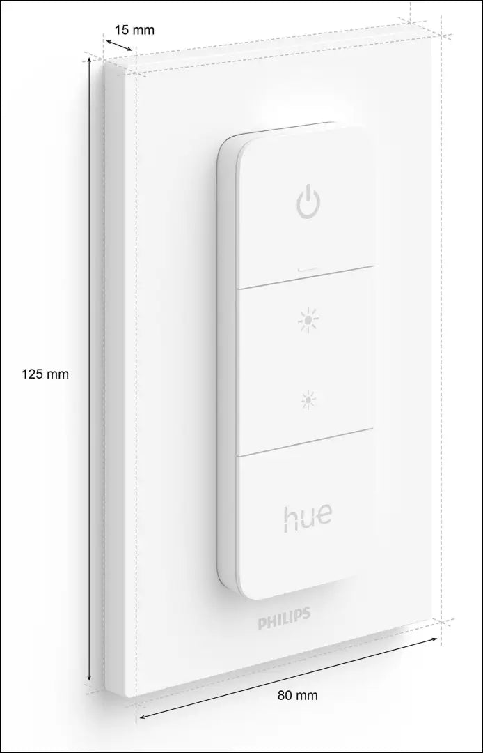 Jungiklis su pritemdymo jungikliu ’Philips’ DI12614 - €10 Save 60% __label:Pristatymas 1-2 d.d., color-balta,