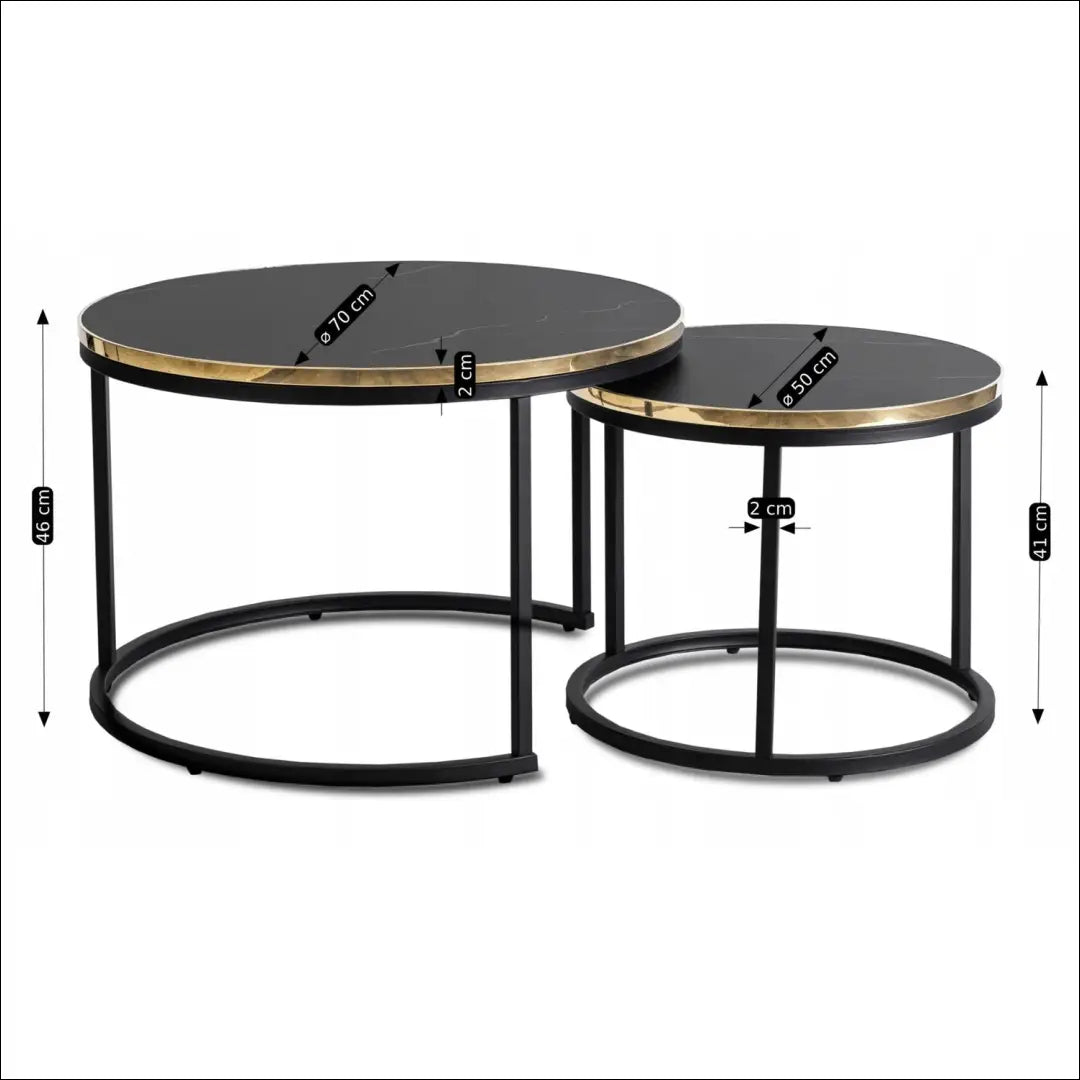 Juodo marmuro stalų komplektas TE2565 - €106.48 Save 15% __label:Pristatymas 5-14 d.d., Newelite Naujausi produktai
