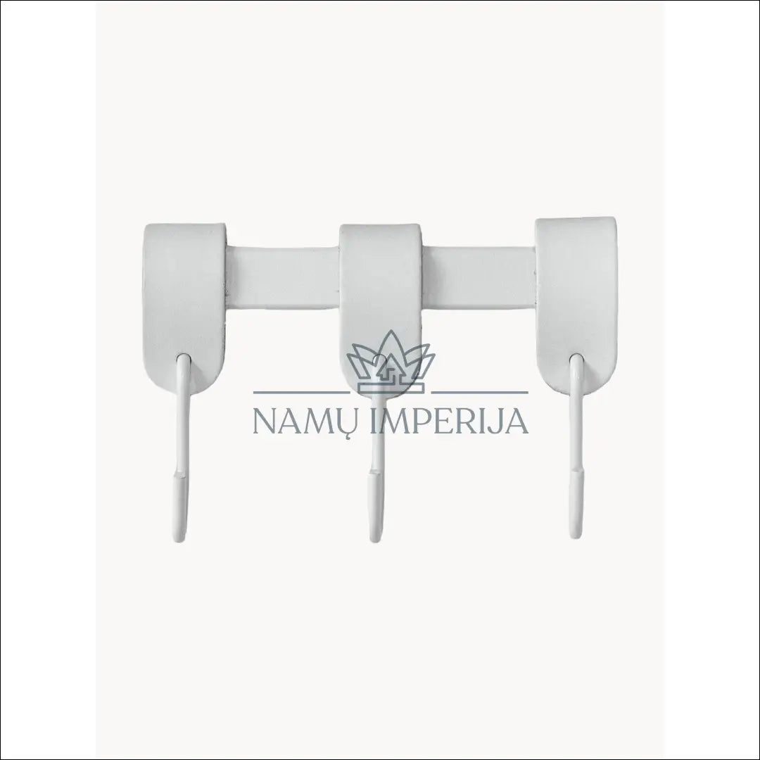 Kabliukų komplektas (3vnt) DI9914 - €55 Save 50% 50-100, __label:Pristatymas 1-2 d.d., color-balta, drabuziu-kabykla,