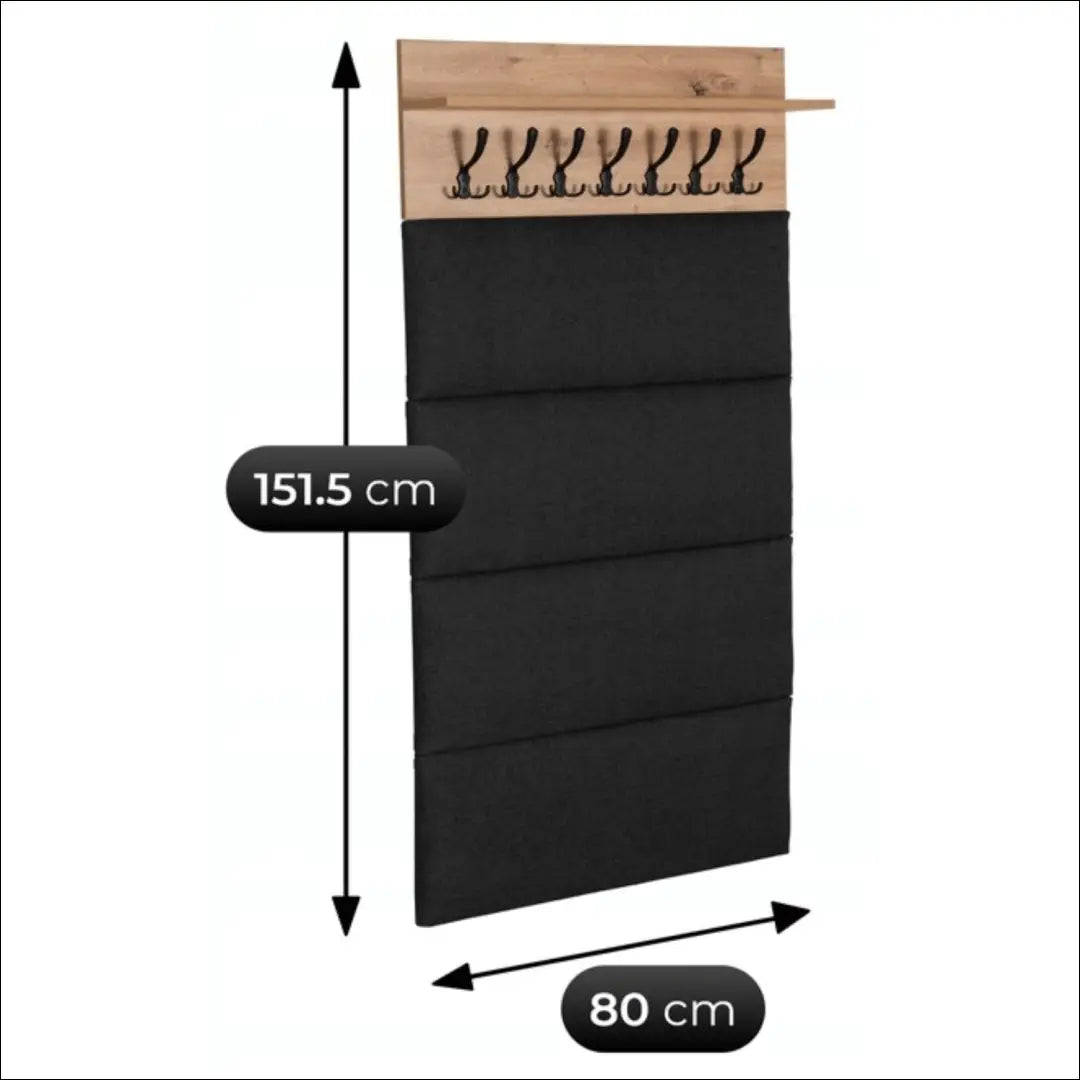 Kabykla iš MDF ąžuolo spalvos / grafito 80 cm TE785 - €191 Save 15% 100-200, __label:Pristatymas 5-14 d.d., elite,