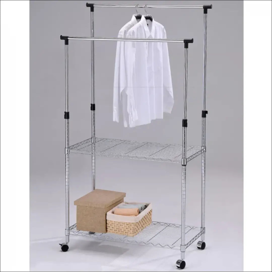 Kabykla su ratukais KI1445 - €38 Save 50% 25-50, __label:Pristatymas 1-2 d.d., color-sidabrine, drabuziu-kabykla,