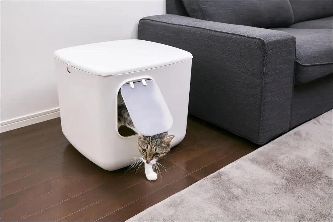 Kačių kraiko dėžė KI1390 - €99 Save 50% 50-100, __label:Pristatymas 1-2 d.d., color-balta, gyvunai, kates €50 to €100