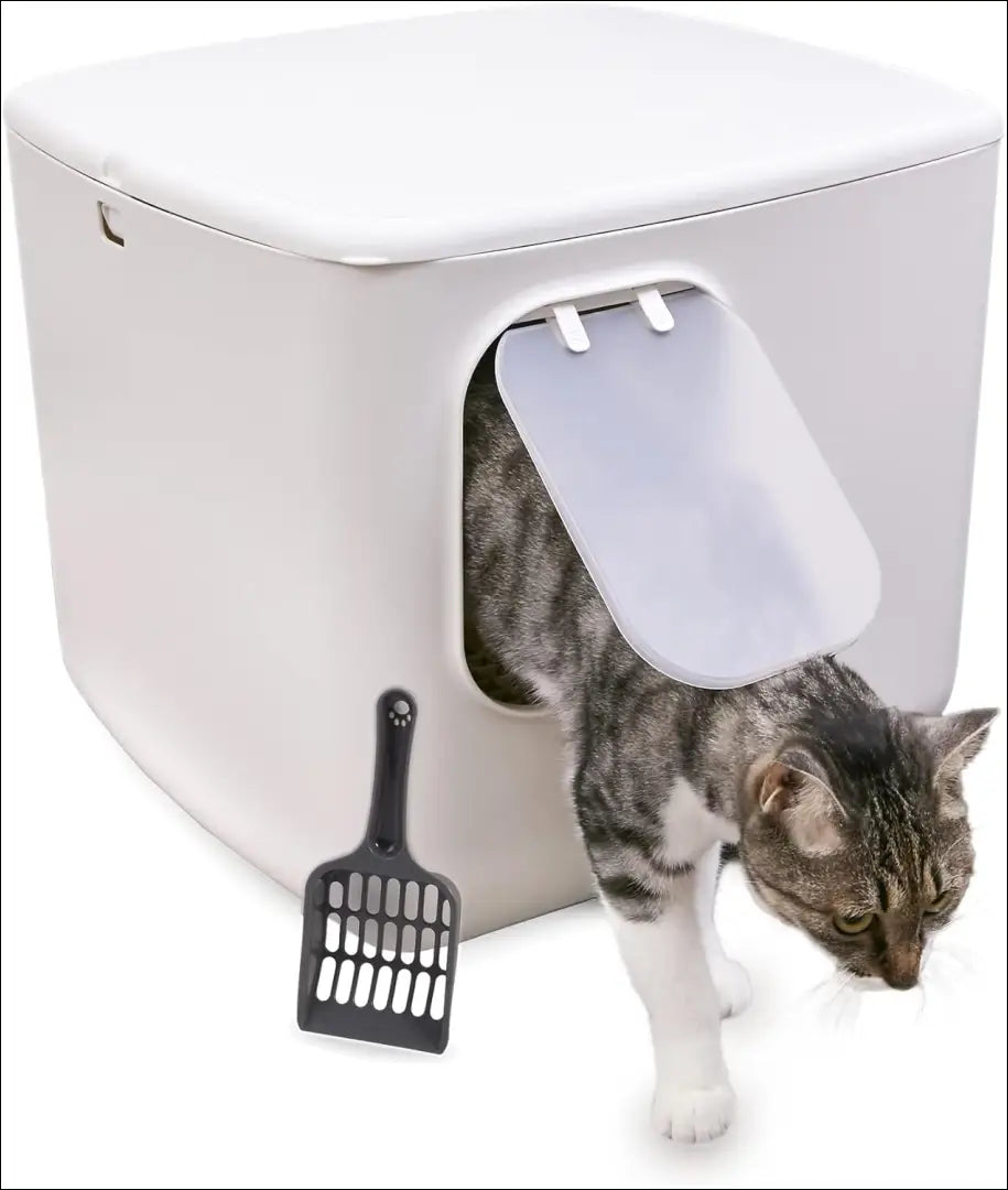 Kačių kraiko dėžė KI1390 - €99 Save 50% 50-100, __label:Pristatymas 1-2 d.d., color-balta, gyvunai, kates €50 to €100