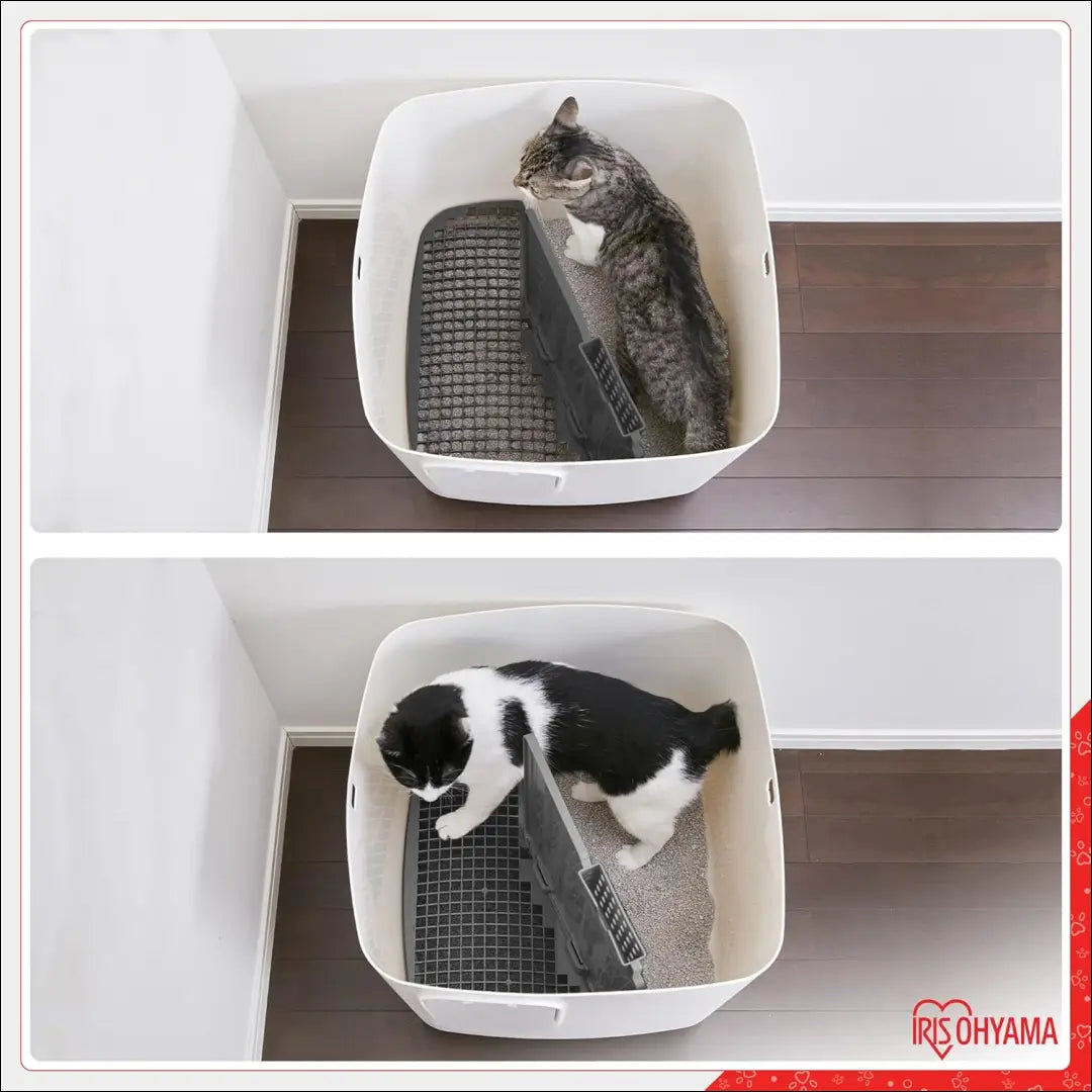 Kačių kraiko dėžė KI1390 - €99 Save 50% 50-100, __label:Pristatymas 1-2 d.d., color-balta, gyvunai, kates €50 to €100