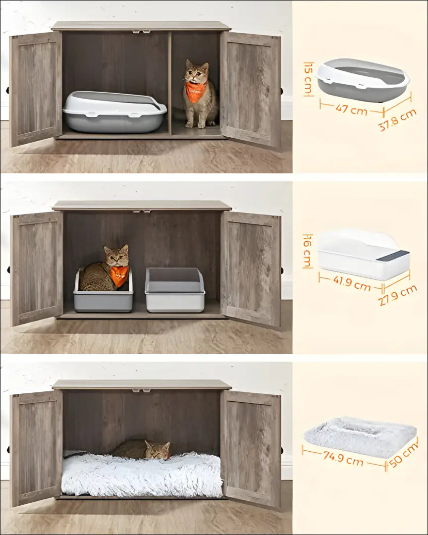 Kačių namelis SM210 - €112 Save 40% 100-200, __label:Pristatymas 5-14 d.d., gyvunai, kates, notouch30 80x53x50cm