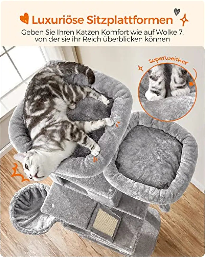 Kačių stovas draskyklė SM053 - €162 Save 40% 100-200, __label:Pristatymas 5-14 d.d., gyvunai, kates, notouch30