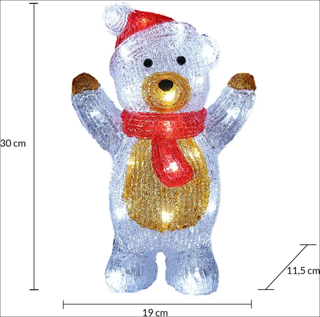 Kalėdinė LED dekoracija DI10580 - €14 Save 50% __label:Pristatymas 1-2 d.d., color-balta, color-marga, color-margas,