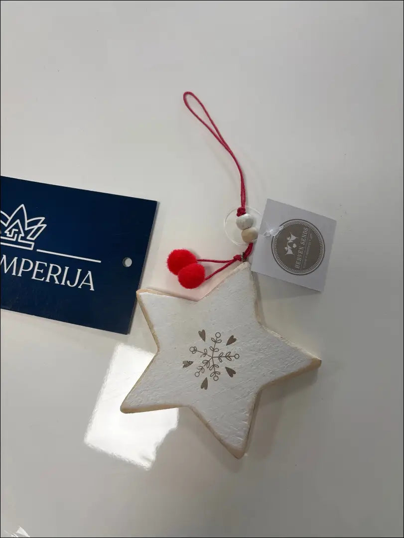 Kalėdinis žaisliukas DI10466 - €2 Save 50% __label:Pristatymas 1-2 d.d., color-balta, color-raudona, color-ruda,