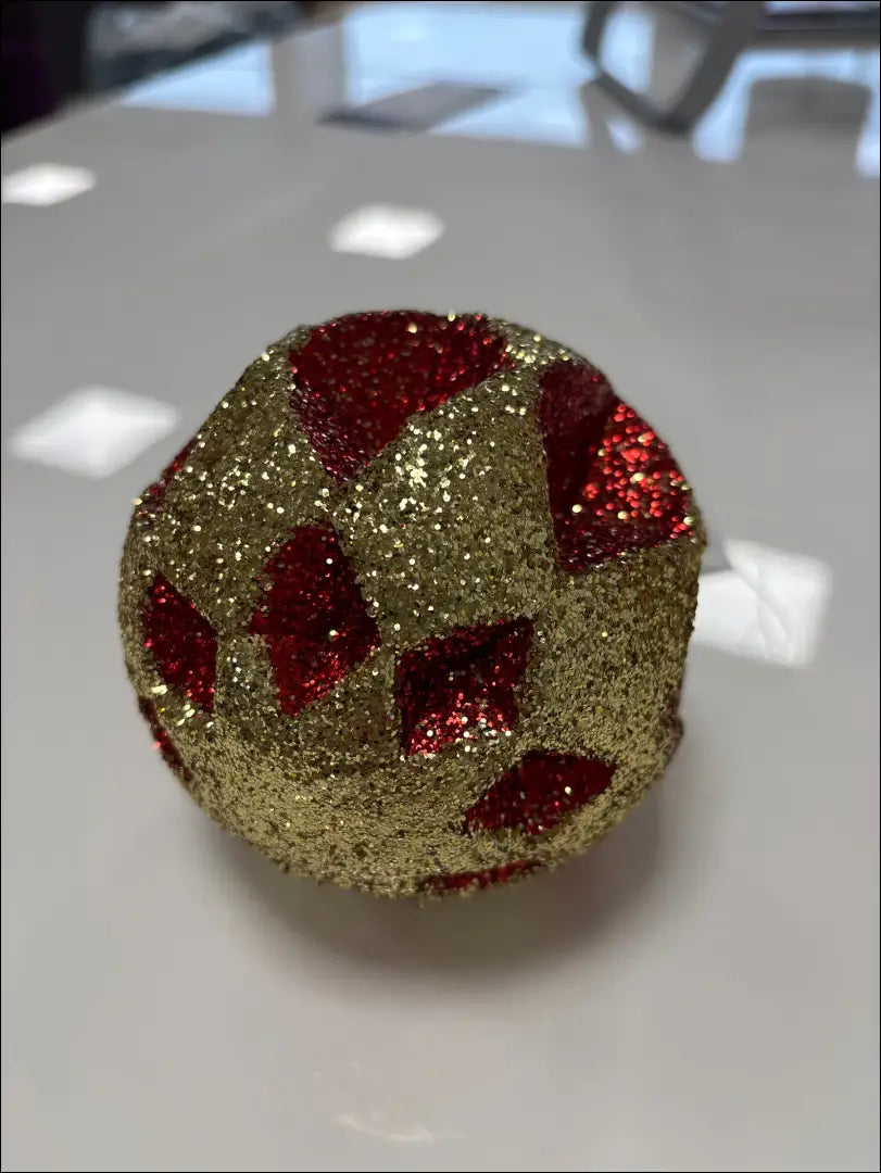 Kalėdinis žaisliukas DI10498 - €4 Save 75% __label:Pristatymas 1-2 d.d., color-auksine, color-raudona, kaledos,