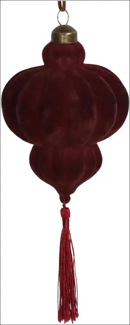 Kalėdinis žaisliukas DI4773 - €7 Save 55% __label:Pristatymas 1-2 d.d., color-raudona, kaledos, material-aksomas,