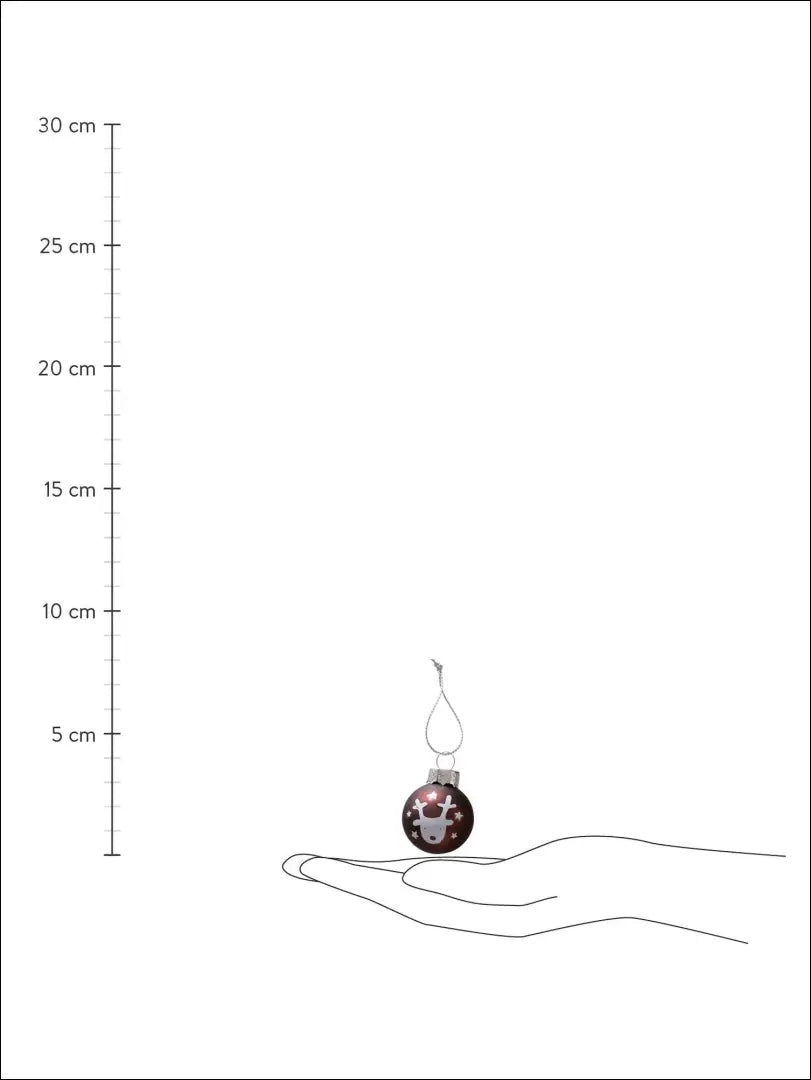 Kalėdinių burbuliukų komplektas (12vnt) DI4849 - €6 Save 50% __label:Pristatymas 1-2 d.d., color-balta, color-ruda,