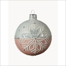 Įkelti vaizdą į galerijos rodinį, Kalėdinių burbulų komplektas (2vnt) DI4763 - €4 Save 65% color-balta, color-rozine, color-sidabrine, kaledos,
