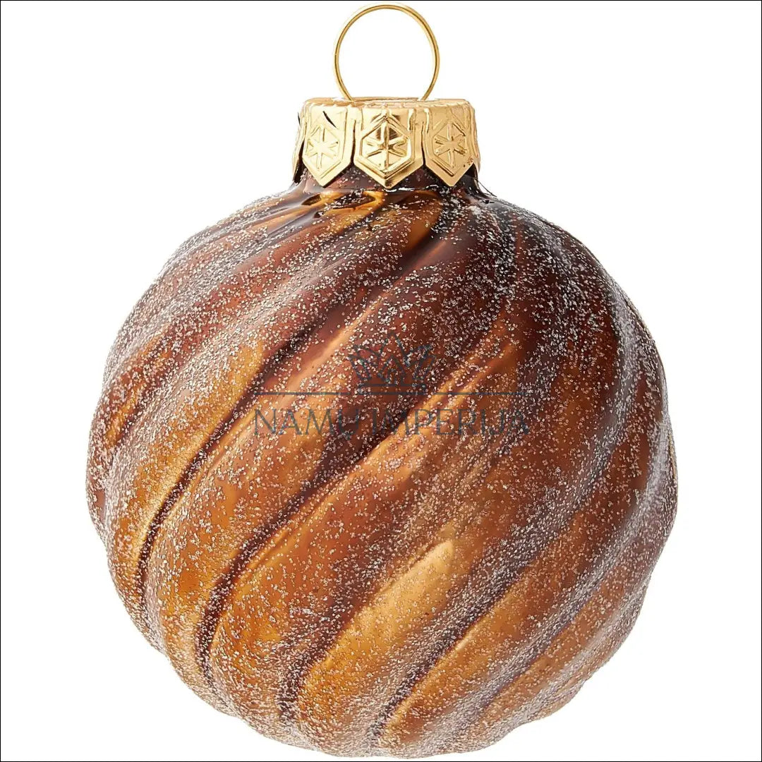 Kalėdinių burbulų komplektas (3vnt) DI4756 - €3 Save 60% __label:Pristatymas 1-2 d.d., color-ruda, kaledos,