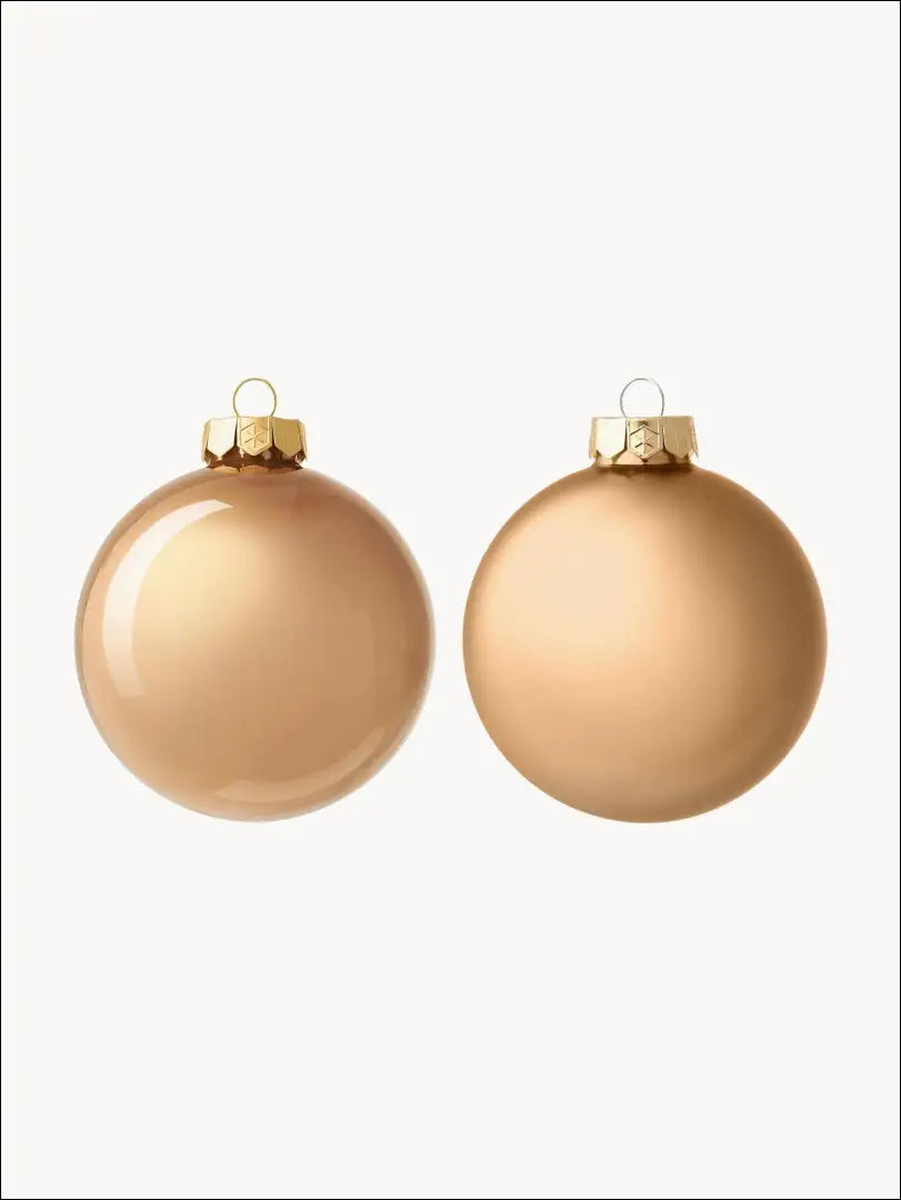 Kalėdinių burbulų komplektas (6vnt) DI4744 - €5 Save 50% __label:Pristatymas 1-2 d.d., color-smelio, kaledos,