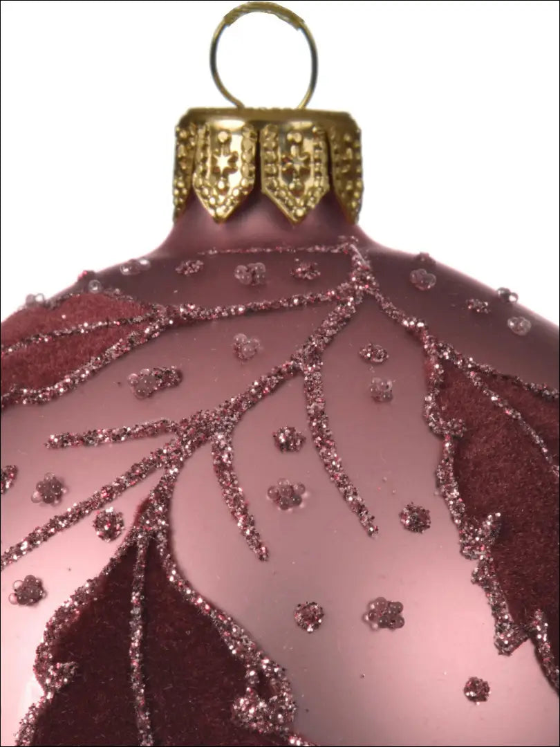 Kalėdinių burbulų komplektas (6vnt) DI4778 - €20 Save 50% __label:Pristatymas 1-2 d.d., color-rozine, color-violetine,