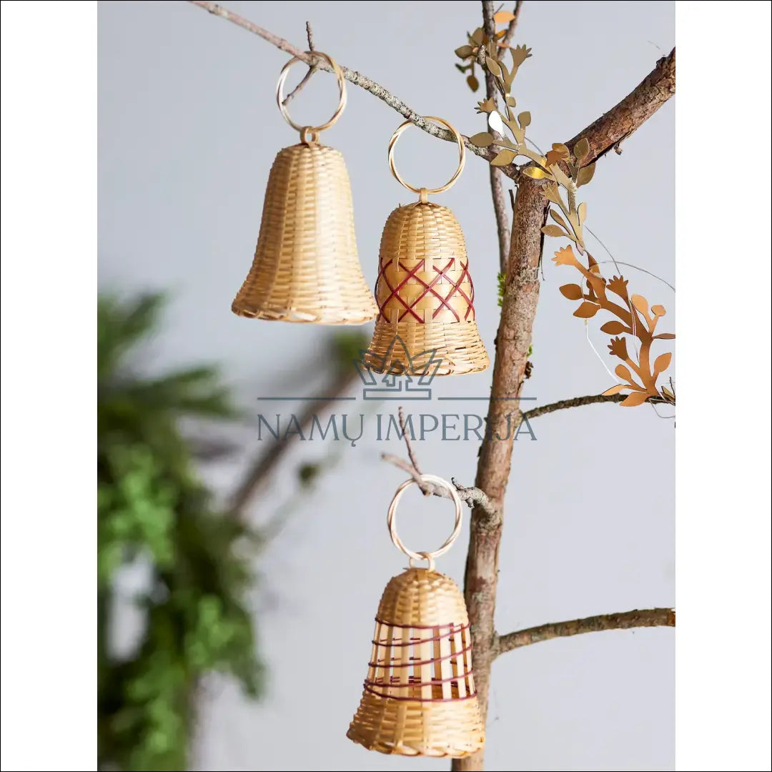 Kalėdinių papuošimų komplektas (3vnt) DI7455 - €10 Save 50% __label:Pristatymas 1-2 d.d., color-ruda, color-smelio,