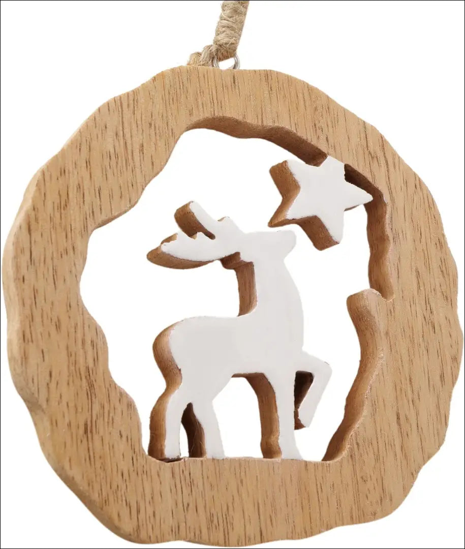 Kalėdinių žaisliukų komplektas (3vnt) DI4860 - €12 Save 50% __label:Pristatymas 1-2 d.d., color-balta, color-ruda,