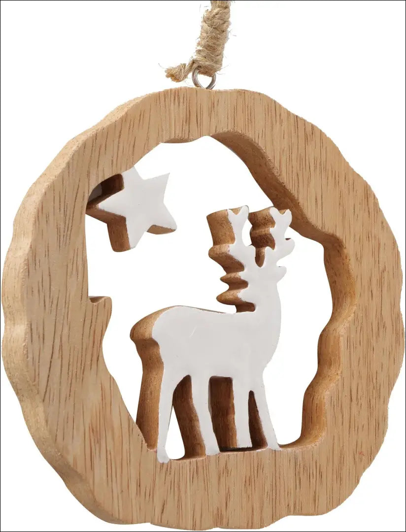 Kalėdinių žaisliukų komplektas (3vnt) DI4860 - €9.50 Save 60% __label:Pristatymas 1-2 d.d., color-balta, color-ruda,