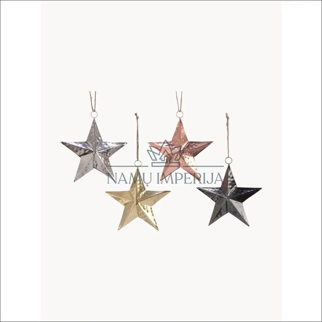 Kalėdinių žaisliukų komplektas (4vnt) DI4797 - €7 Save 50% __label:Pristatymas 1-2 d.d., color-auksine, color-juoda,