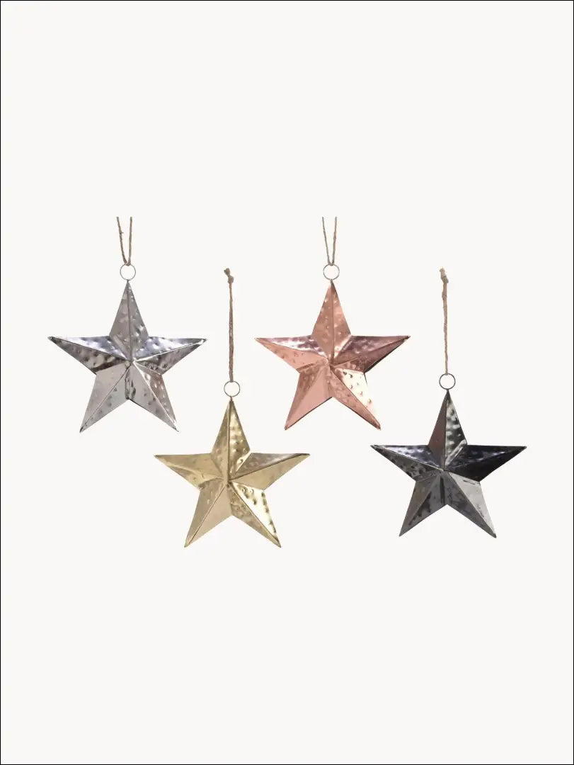 Kalėdinių žaisliukų komplektas (4vnt) DI4797 - €7 Save 50% __label:Pristatymas 1-2 d.d., color-auksine, color-juoda,