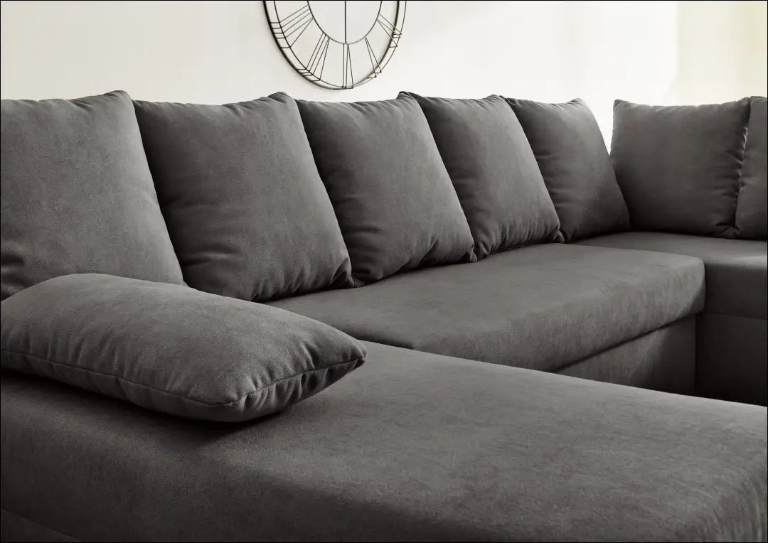 Kampas su miegama funkcija MI883 - €495 Save 50% __label:Pristatymas 1-2 d.d., color-pilka, kampai,