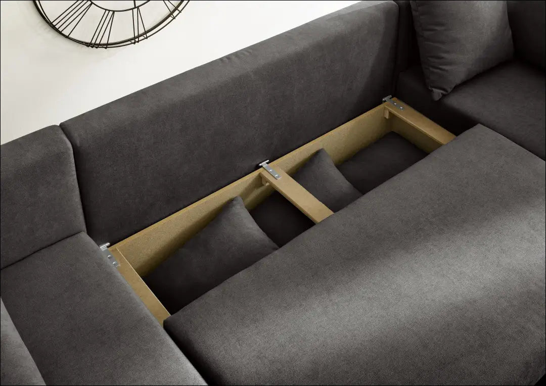 Kampas su miegama funkcija MI883 - €495 Save 50% __label:Pristatymas 1-2 d.d., color-pilka, kampai,