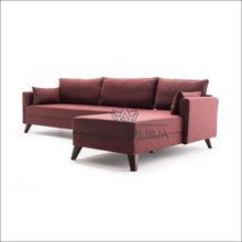 Įkelti vaizdą į galerijos rodinį, Kampinė sofa MI496 - €1,200 Save 50% color-raudona, kampai, material-gobelenas, minksti, over-200 Virš €200
