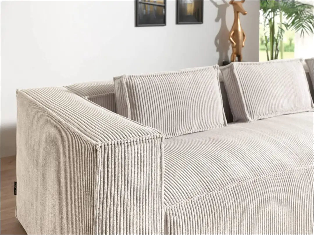 Kampinė sofa MI773 - €552 Save 60% __label:Pristatymas 1-2 d.d., color-smelio, kampai, material-poliesteris, minksti