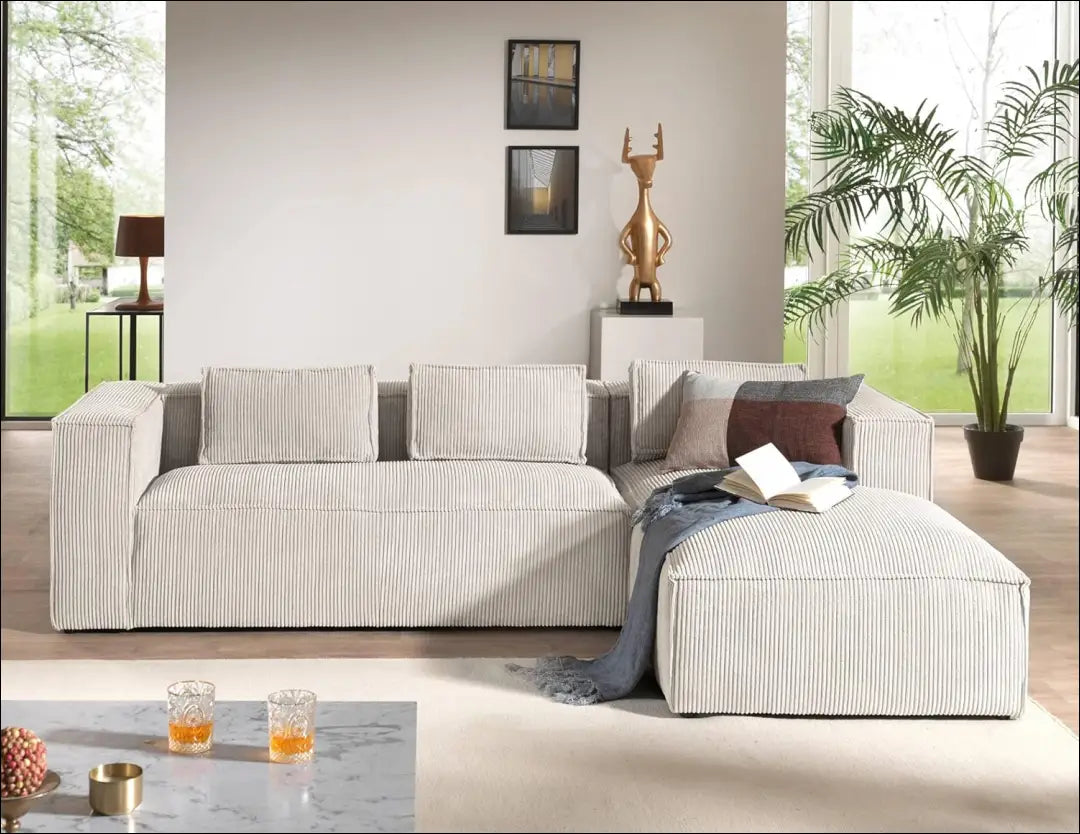 Kampinė sofa MI773 - €552 Save 60% __label:Pristatymas 1-2 d.d., color-smelio, kampai, material-poliesteris, minksti