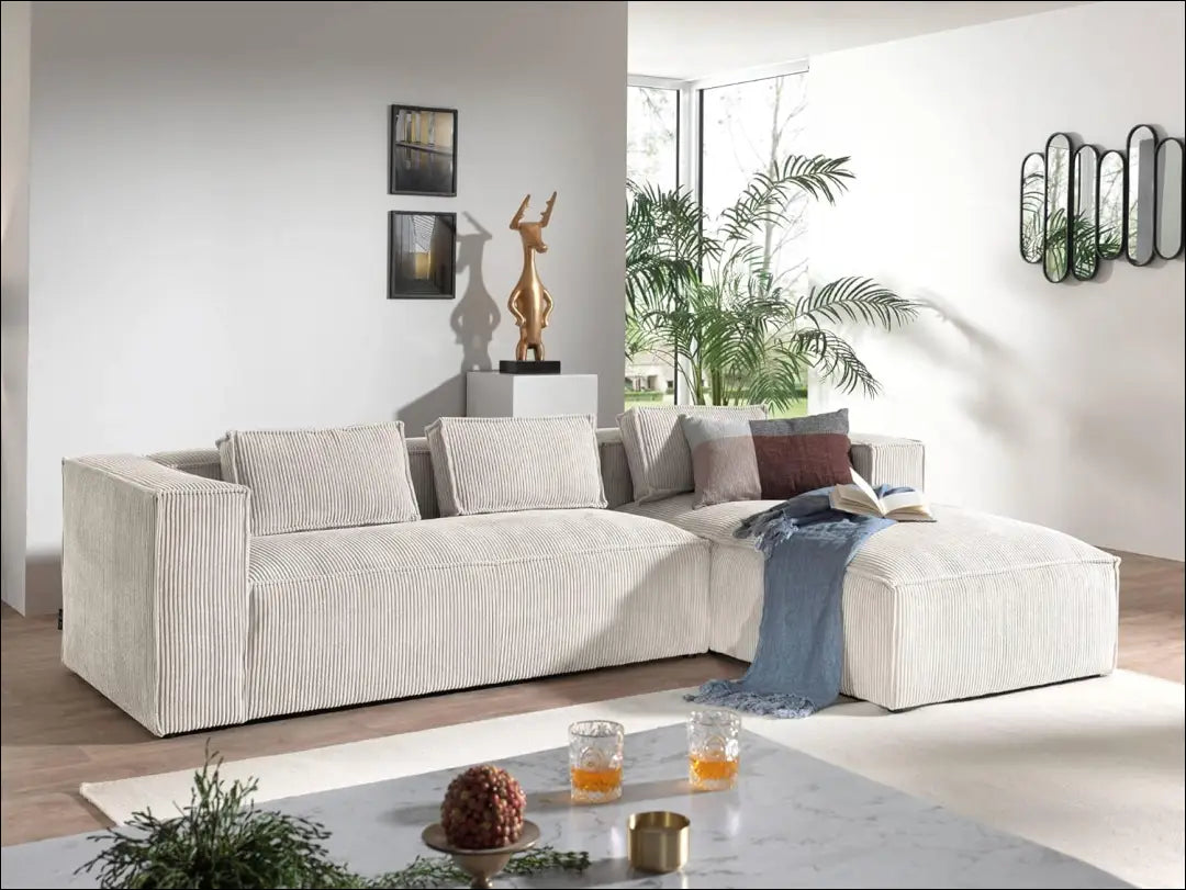 Kampinė sofa MI773 - €552 Save 60% __label:Pristatymas 1-2 d.d., color-smelio, kampai, material-poliesteris, minksti