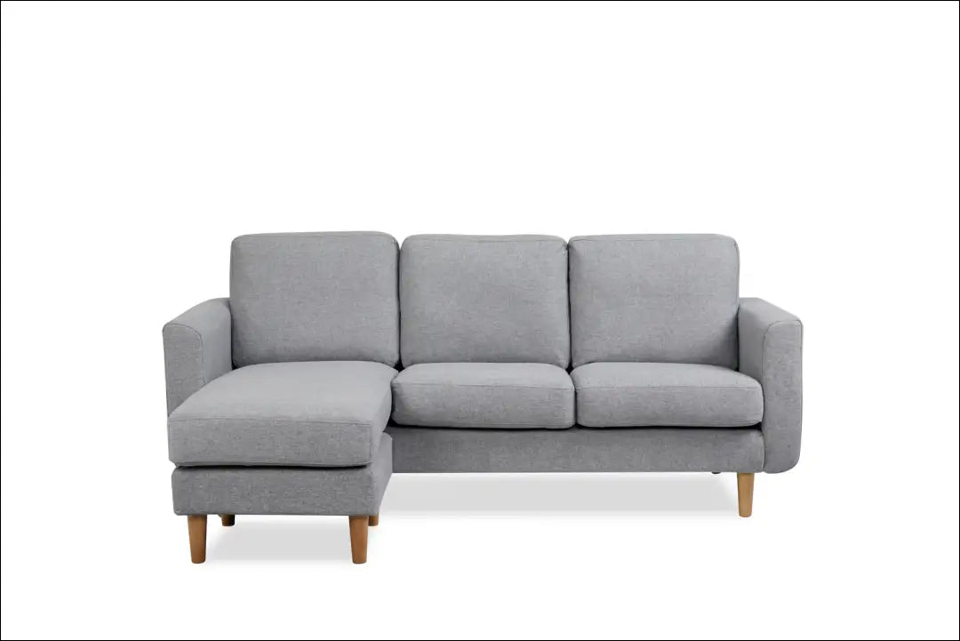 Kampinė sofa MI802 - €395 Save 50% __label:Pristatymas 1-2 d.d., color-pilka, geras, material-gobelenas, minksti Virš