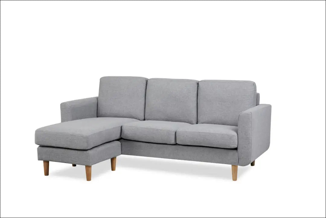 Kampinė sofa MI802 - €395 Save 50% __label:Pristatymas 1-2 d.d., color-pilka, geras, material-gobelenas, minksti Virš