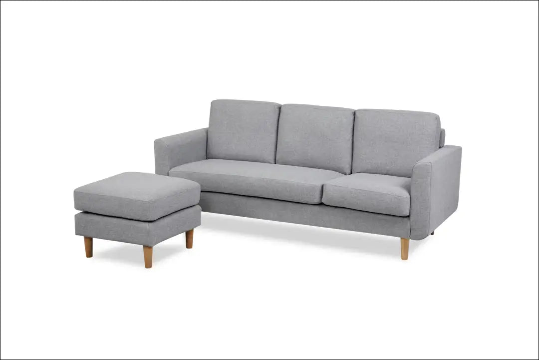 Kampinė sofa MI802 - €395 Save 50% __label:Pristatymas 1-2 d.d., color-pilka, geras, material-gobelenas, minksti Virš