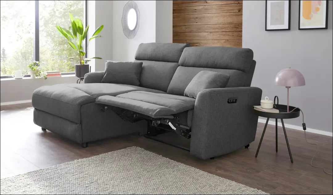 Kampinė sofa MI923 - €495 Save 50% __label:Pristatymas 1-2 d.d., color-pilka, material-poliesteris, minksti, over-200