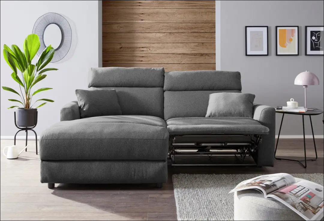 Kampinė sofa MI923 - €495 Save 50% __label:Pristatymas 1-2 d.d., color-pilka, material-poliesteris, minksti, over-200