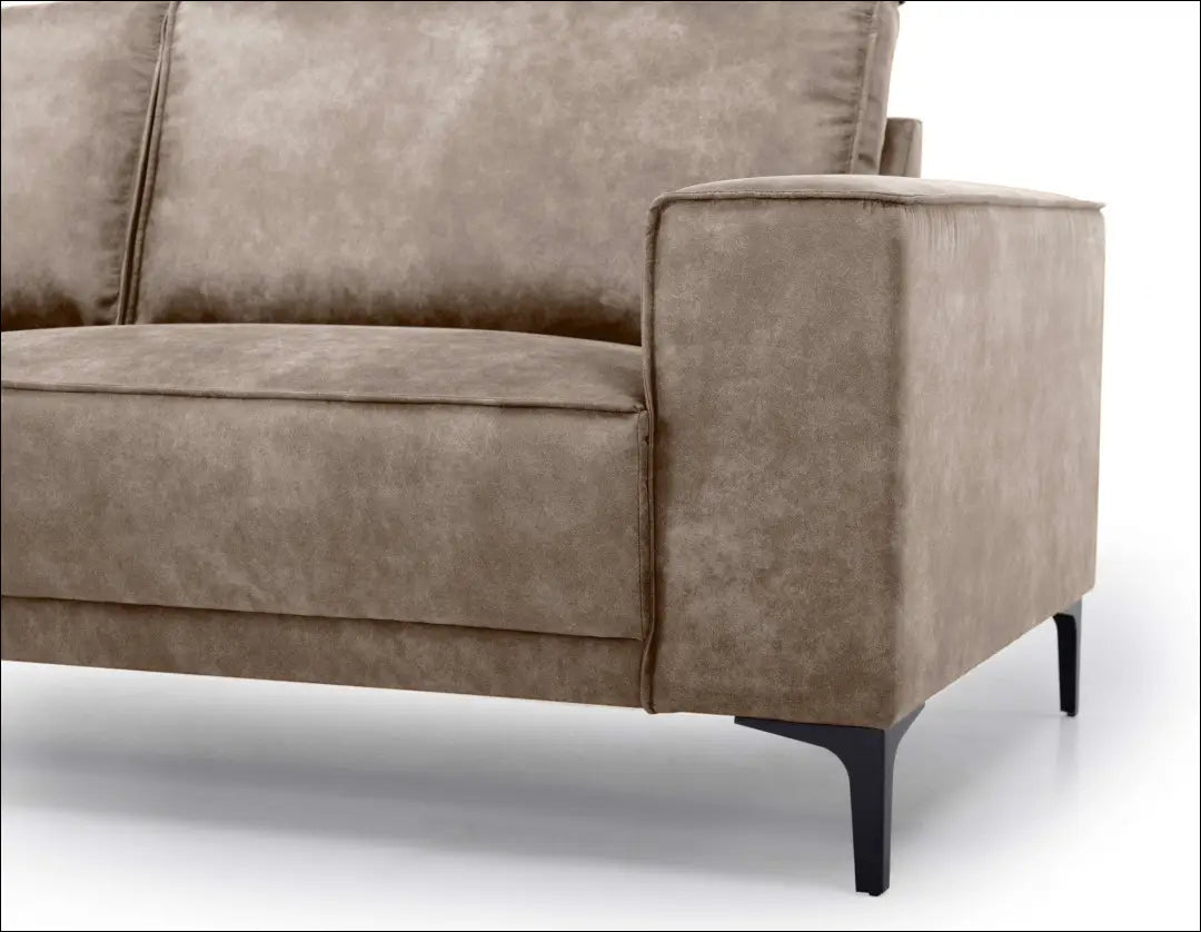 Kampinė sofa MI931 - €900 Save 55% __label:Pristatymas 1-2 d.d., color-ruda, color-Taupe, material-poliesteris,