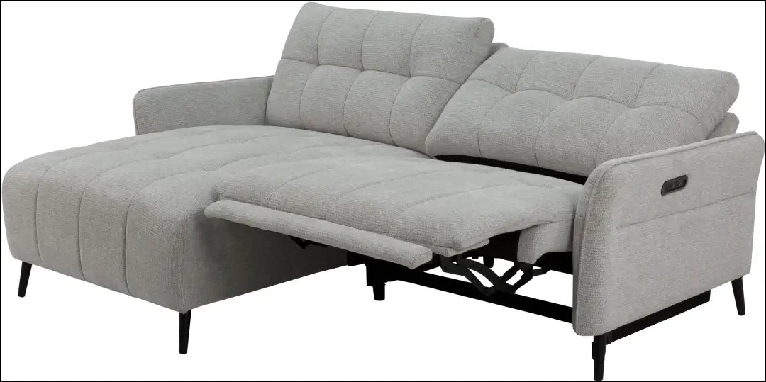 Kampinė sofa su atsilošimo funkcija MI877 - €645 Save 50% __label:Pristatymas 1-2 d.d., color-pilka, kampai,