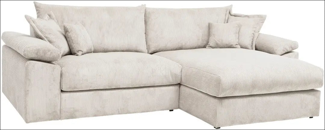 Kampinė velvetinė sofa MI887 - €850 Save 50% __label:Pristatymas 1-2 d.d., color-kremas, kampai, material-poliesteris,