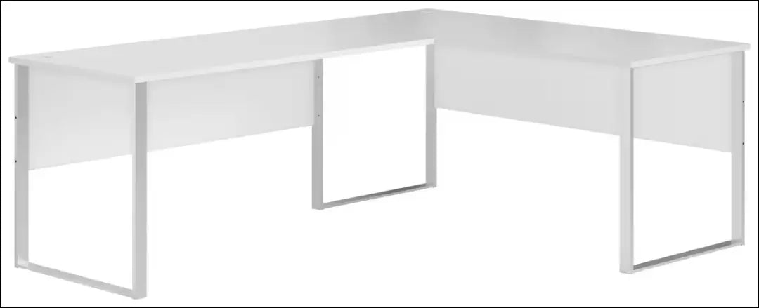 Kampinis darbo stalas BI288 - €100 Save 60% 100-200, __label:Pristatymas 1-2 d.d., color-balta, color-pilka,