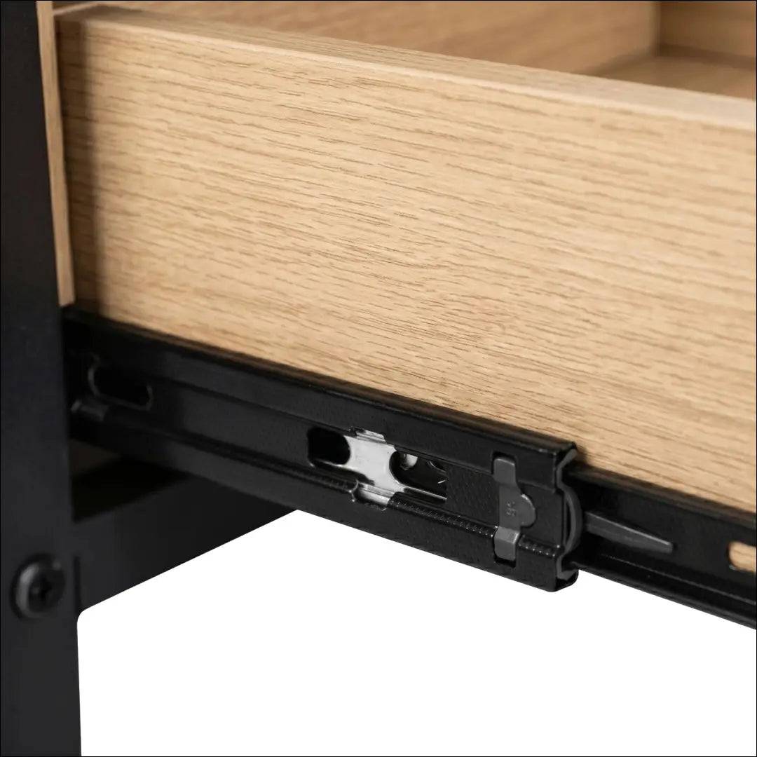 Kavos staliukas 100 cm ąžuolo spalvos/juodas TE2529 - €134 Save 15% __label:Pristatymas 5-14 d.d., Newelite Naujausi