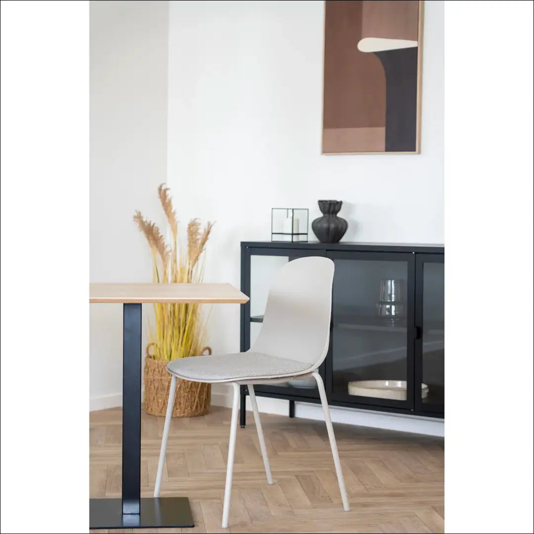 Kavos staliukas melamino spalvos natūralus juodo metalo pagrindas 70x70x75 cm RD450 - €211 Save 15% __label:Pristatymas