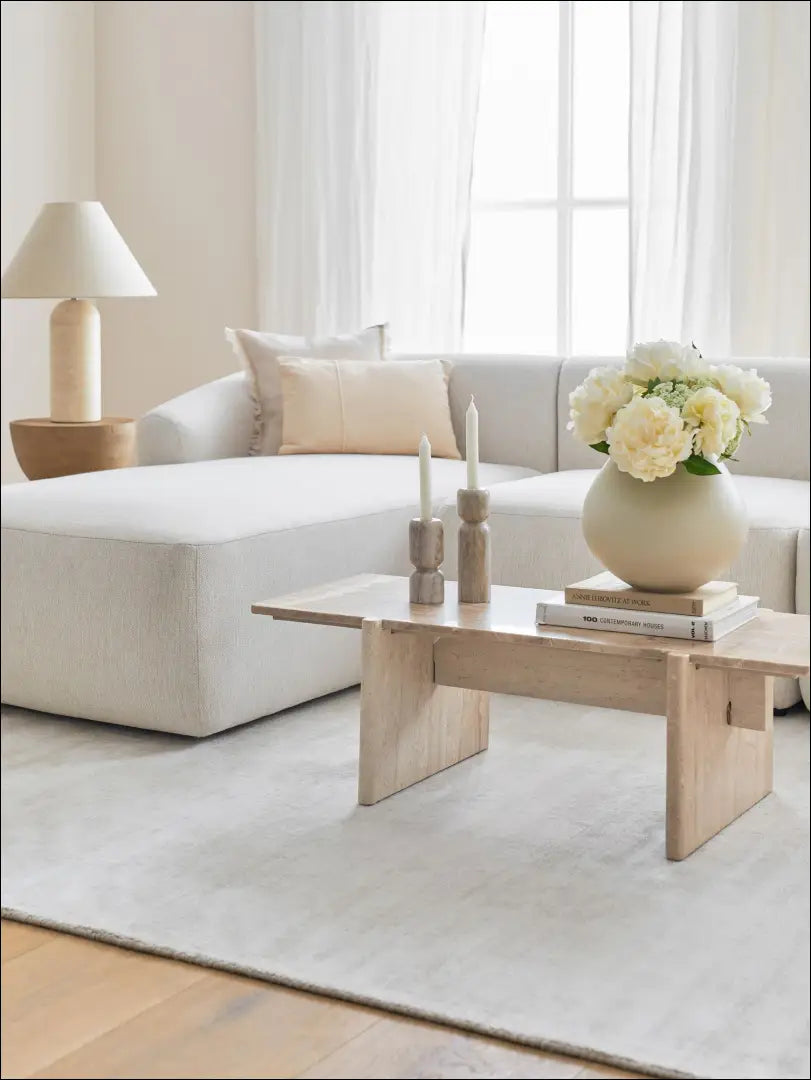 Kavos staliukas SI1143 - €368 Save 60% __label:Pristatymas 1-2 d.d., color-smelio, kavos-staliukai, material-akmuo,